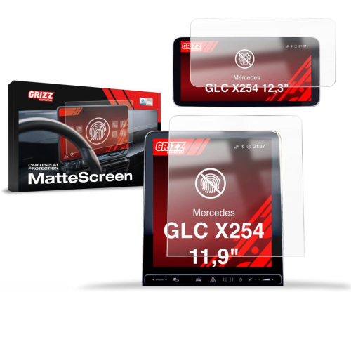 Matná folie na LCD display navigace Mercedes GLC X254