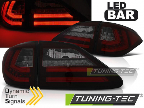 Zadní LED světla Lexus RX III 350 červené / kouřové