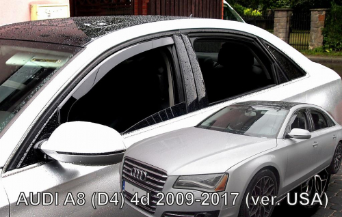 Deflektory-ofuky oken Audi A8 4dvéř.