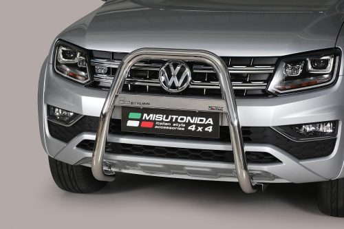 Nerezový přední ochranný rám 63mm - vysoký Volkswagen Amarok Highline / V6