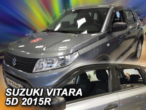 Deflektory-ofuky oken Suzuki Vitara II + zadní