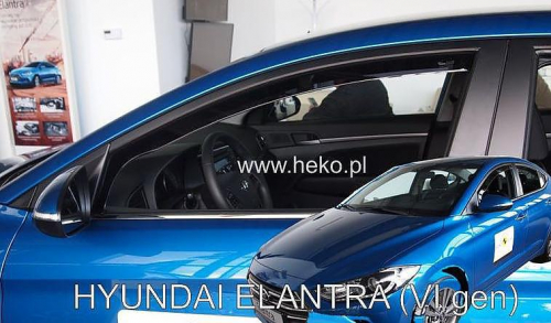 Deflektory-ofuky oken Hyundai Elantra VI přední