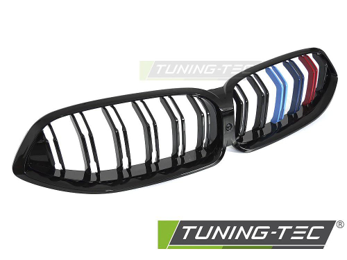 Maska-ledvinky pro BMW G14 / G15, černý lesk s trikolórou