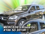 Deflektory-ofuky oken Mercedes GL X166 + zadní