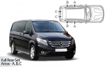 Sluneční clony CarShades MERCEDES-BENZ W447 Vito, 5-dvéř. (dlouhý rozvor LWB)