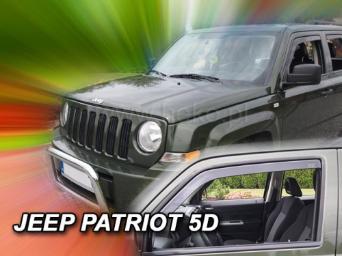 Deflektory-ofuky oken Jeep Patriot, 5dvéř.