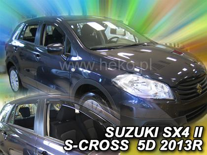 Deflektory-ofuky oken Suzuki SX4 S-Cross + zadní