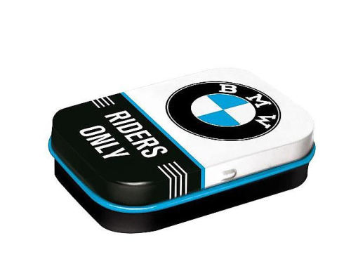 Plechová krabička s mentolkami Mint Box BMW Riders Only