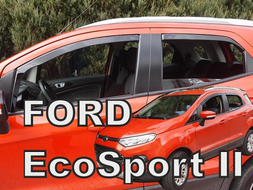 Deflektory-ofuky oken Ford Ecosport - přední+zadní