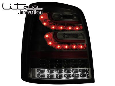Zadní čirá světla černá LED Litec Volkswagen Touran