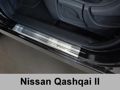 Nerez kryty prahů Nissan QASHQAI II