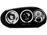 Přední světla s Angel Eyes a mlhovkou Volkswagen Golf IV