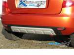Zadní difuzor Škoda Fabia II - černo-stříbrný
