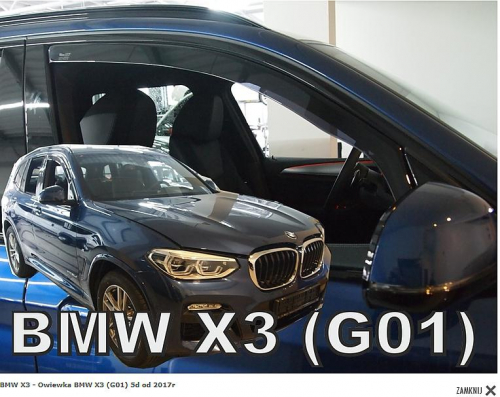 Deflektory-ofuky oken BMW X3 G01 - přední