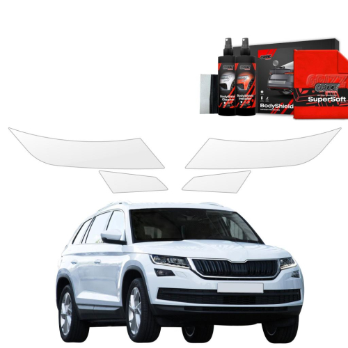 Ochranná folie GRIZZ na přední světlomety Skoda Kodiaq