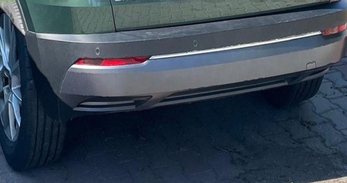 Lišta zadního nárazníku Škoda Karoq - chrom