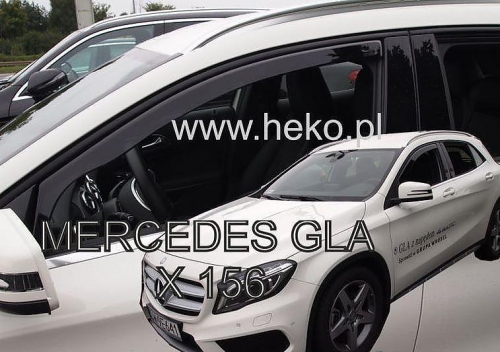 Deflektory-ofuky oken Mercedes GLA X156 přední