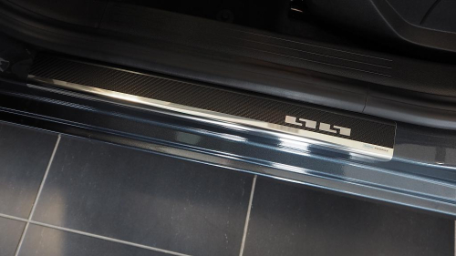 Kryty prahů-nerez+karbon Mitsubishi Colt VIII