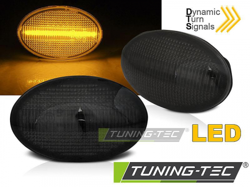 LED dynamické boční blinkry Opel Astra F / Corsa B / Corsa C, kouřové provedení
