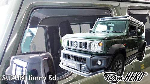 Deflektory-ofuky oken Suzuki Jimny + zadní