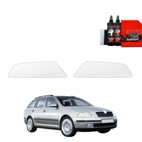Ochranná folie GRIZZ na přední světlomety Skoda Octavia II Kombi