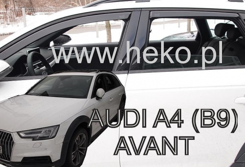 Deflektory-ofuky oken Audi A4 avant / allroad přední + zadní