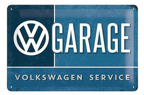 Retro cedule Volkswagen - Garage 20x30cm