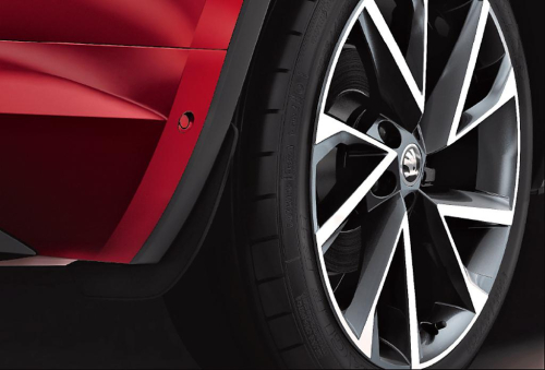 Lapače nečistot - zástěrky Škoda Kodiaq Sportline - zadní, originál