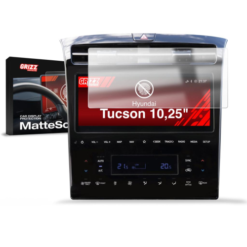 Matná folie na LCD display navigace Hyundai Tucson