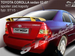 Křídlo - spoiler kufru Startrek Toyota Corolla sedan