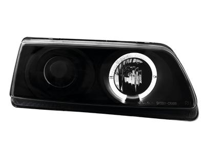 Přední světla černá Angel Eyes Honda CRX