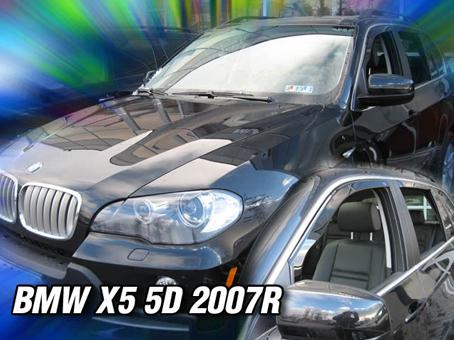 Deflektory-ofuky oken BMW X5 (E70) (+ zadní)