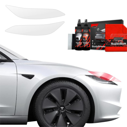 Ochranná folie GRIZZ na přední světlomety Tesla Model 3