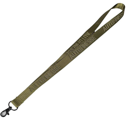 Auto Finesse Luxury Embossed Lanyard Long V2 Olive