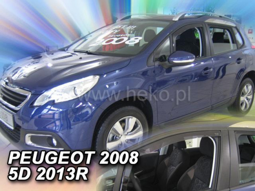 Deflektory-ofuky oken Peugeot 2008 I