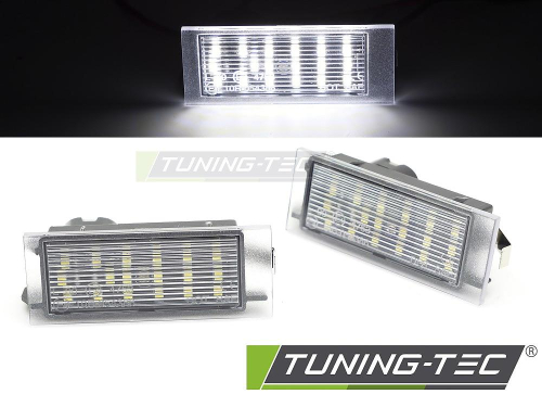 LED osvětlení registrační značky Renault Clio III / Megane II / Laguna II / Master II / Opel Movano / Nissan Interstar