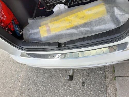 Kryt prahu zadních dveří - nerez, lesk HONDA CR-V IV facelift