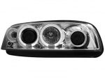 Přední světla chrom Angel Eyes Fiat Punto