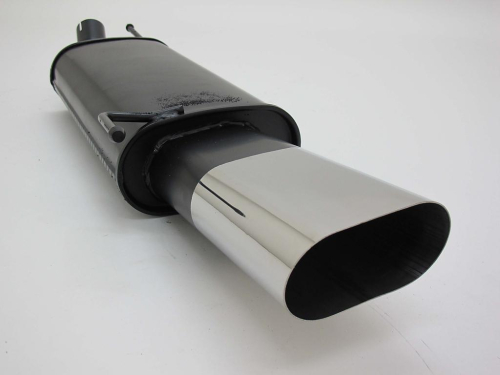 Sportovní výfuk Novus Volkswagen Golf III Cabrio 135 x 75 mm s ostrými hranami