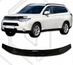 Plexi lišta přední kapoty Mitsubishi Outlander