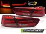 Zadní LED světla s dynamickým blinkrem pro Mitsubishi Lancer VIII Sedan - červené provedení