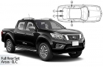 Sluneční clony CarShades Nissan Navara, 4dvéř.