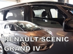 Deflektory-ofuky oken Renault Scenic IV Grand - přední+zadní