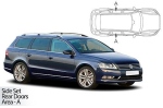 Sluneční clony CarShades Volkswagen Passat B7 Avant - 2 ks