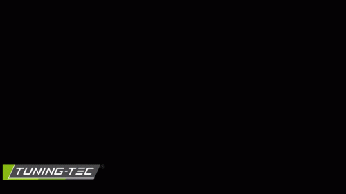 Přední LED světla s denním svícením a dynamickým blinkrem pro Ford Mustang, černé provedení