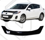 Plexi lišta přední kapoty Mazda 3 hatchback