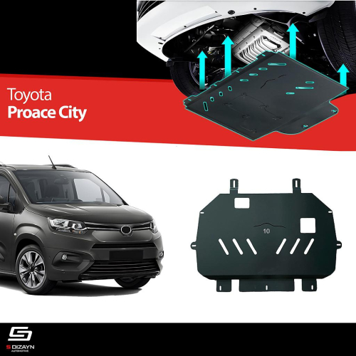 Ocelový kryt pod motor (2mm) Toyota ProAce City