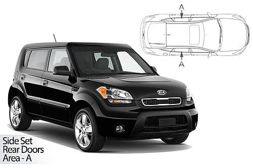 Sluneční clony CarShades Kia Soul I - 2 ks