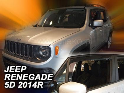 Deflektory-ofuky oken Jeep Renegade