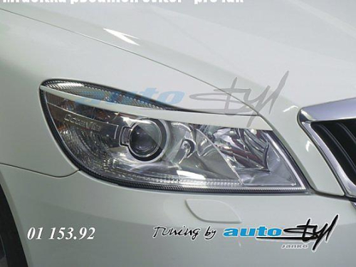 Mračítka předních světel Škoda Octavia II FL